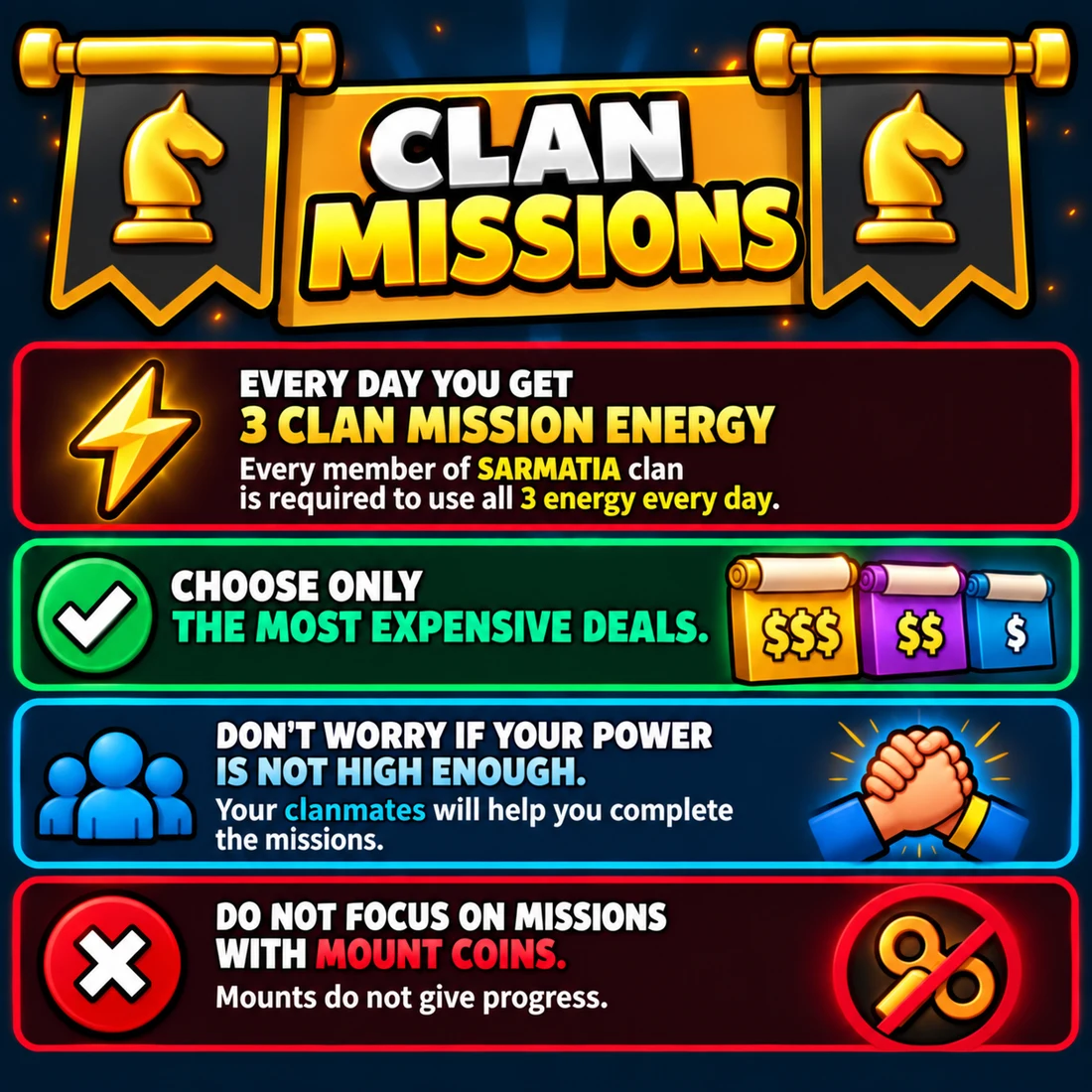 Clan missions